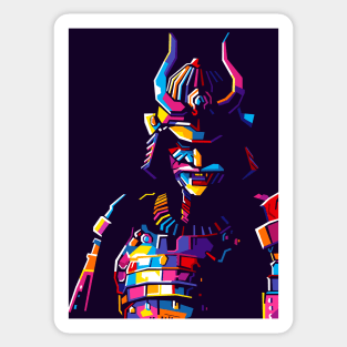 Samurai - WPAP Sticker